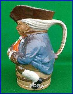 Harry Simeon For Doulton Lambeth Stoneware XX Toby Jug (orange) X8589