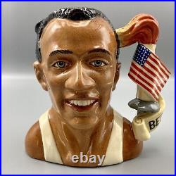 Jesse Owens Olympic Champion Character Jug Of The Year 1996 Royal Doulton Toby