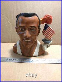 Jesse Owens Royal Doulton Toby Character Jug Of The Year D7019 USA Olympics COA