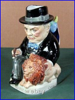 Kevin Francis W. S. Churchill Large Character Toby Jug Ltd. Ed. #524 Of 5,000