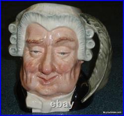LARGE Lawyer Royal Doulton Character Toby Jug D6498 GREAT CHRISTMAS GIFT