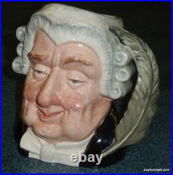 LARGE Lawyer Royal Doulton Character Toby Jug D6498 GREAT CHRISTMAS GIFT