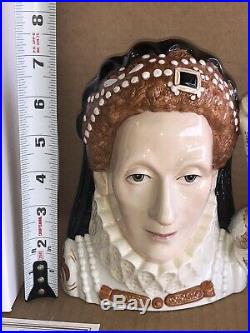 LARGE ROYAL DOULTON CHARACTER Toby JUG Queen Elizabeth I D7180 Mint In Box