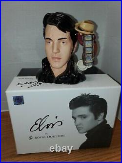 LE Royal Doulton Character Jug Elvis Stand Up EP5 in Box no coa #102/2,000