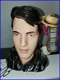 LE Royal Doulton Character Jug Elvis Stand Up EP5 in Box no coa #102/2,000