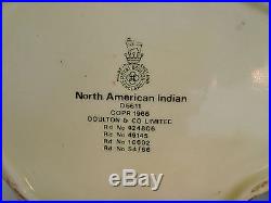 Large 6611 & Small 6614 ROYAL DOULTON CHARACTER JUGS North American Indian