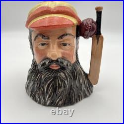 Large 7 Inch W. G. Grace Royal Doulton Toby Jug