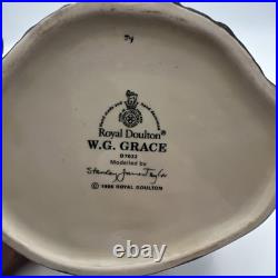 Large 7 Inch W. G. Grace Royal Doulton Toby Jug