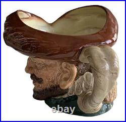 Large Character Toby Jug Mug Royal Doulton Sir Francis Drake Porcelain Excellent