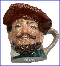 Large Character Toby Jug Mug Royal Doulton Sir Francis Drake Porcelain Excellent