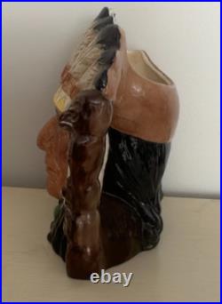 Large Character Toby Mug. N. American Indian EW. D6611. Royal Doulton. England