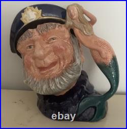 Large Character Toby Mug. Old Salt EW. D6551. Royal Doulton. England