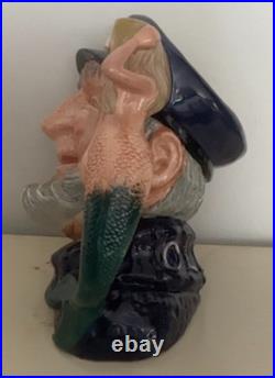 Large Character Toby Mug. Old Salt EW. D6551. Royal Doulton. England