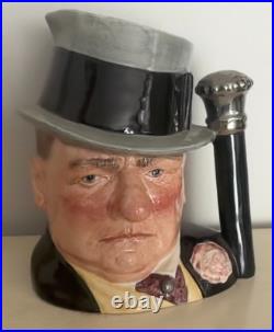 Large Character Toby Mug. WC Fields. EW. D6674. Royal Doulton. England