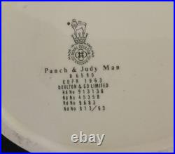 Large PUNCH AND JUDY MAN Royal Doulton Character Jug