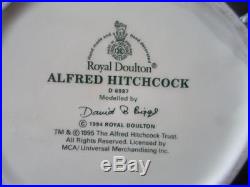 Large Royal Doulton Alfred Hitchcock D 6987 Character Jug c. 1994