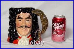 Large Royal Doulton Captain Hook D 6947 Jug Of The Year 1994 with COA
