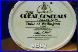 Large Royal Doulton Character Jug Duke Of Wellington D6848 Special Edition With