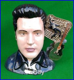 Large Royal Doulton Character Jug Elvis Presley Gold Trial Prototype D6730