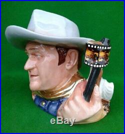Large Royal Doulton Character Jug John Wayne For Approval D7269