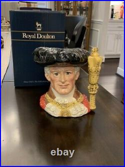 Large Royal Doulton Character Jug Lord Mayor Of London Toby Mug D6864
