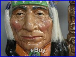 Large Royal Doulton Character Jug North American Indian # D6786 #