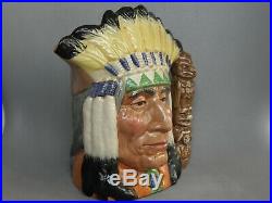 Large Royal Doulton Character Jug North American Indian # D6786 #