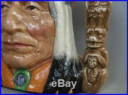 Large Royal Doulton Character Jug North American Indian # D6786 #