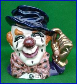 Large Royal Doulton Character Jug The Clown Trial Piece A/f