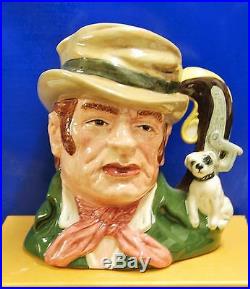 Large Royal Doulton Character Toby Jug Bill Sikes D6981 Limited With Cert