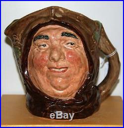Large Royal Doulton Character Toby Jug Friar Tuck D6321 Excellent Condition
