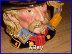 Large Royal Doulton General Custer Character Jug, D7079. 1st Quality