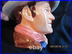 Large Royal Doulton John Wayne Character Mug/jug D7269 Jug Of Year 2007