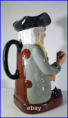 Large Royal Doulton Porcelain Happy John Toby Jug 8.5 inches tall #9074 DS29