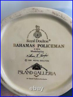Large Size Bahamas Policeman Doulton Character Jug