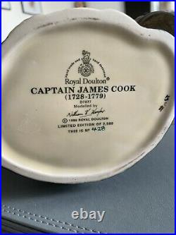 Large Size Captain James Cook Doulton Character Jug