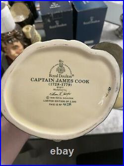 Large Size Captain James Cook Doulton Character Jug