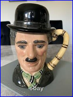 Large Size Charlie Chaplin Limited Edition Doulton Character Jug