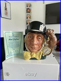 Large Size Mad Hatter Higbee Doulton Character Jug