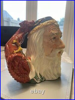 Large Size Merlin Limited Edition Doulton Character Jug