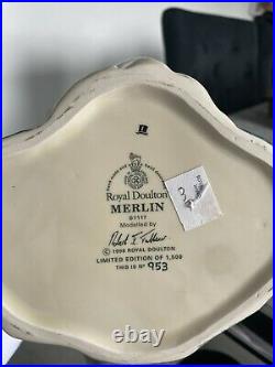 Large Size Merlin Ltd Ed Royal Doulton Character Jug