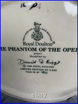 Large Size Phantom Of The Opera Limited Edition Doulton Character Jug