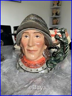 Large Size St George Limited Edition Doulton Character Jug