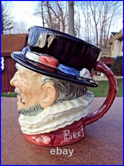 Large Vintage Character Jug Beefeater by Royal Doulton