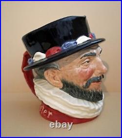 Large Vintage Character Jug Beefeater by Royal Doulton