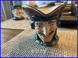 Large Vintage Royal Doulton Dick Turpin Character Toby Jug Large Vintage Royal Doulton Dick Turpin Character Toby Jug