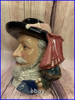 Le Royal Doulton Character Jug D7169 Sir Walter Raleigh