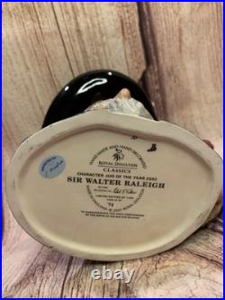 Le Royal Doulton Character Jug D7169 Sir Walter Raleigh