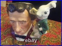 Lewis Carroll Royal Doulton Toby Jug from Celebrity Series 1982 Large D7096