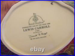 Lewis Carroll Royal Doulton Toby Jug from Celebrity Series 1982 Large D7096